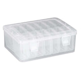 Maxbell Diamond Painting Storage Box with 14 Mini Box Hardware for Thread Charms
