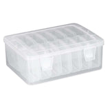 Maxbell Diamond Painting Storage Box with 14 Mini Box Hardware for Thread Charms