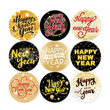 Maxbell 500x Happy New Year Stickers Happy New Year Labels for Crafts Gift Boxes Style B