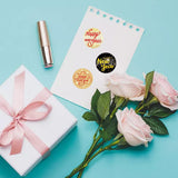 Maxbell 500x Happy New Year Stickers Happy New Year Labels for Crafts Gift Boxes Style B