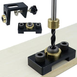 Maxbell 3 in 1 Locator Hole Puncher Dowel Jig Kit Universal Easily Operate Portable