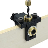Maxbell 3 in 1 Locator Hole Puncher Dowel Jig Kit Universal Easily Operate Portable