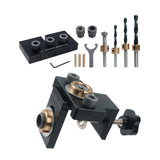 Maxbell 3 in 1 Locator Hole Puncher Dowel Jig Kit Universal Easily Operate Portable