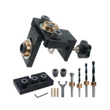 Maxbell 3 in 1 Locator Hole Puncher Dowel Jig Kit Universal Easily Operate Portable