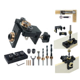 Maxbell 3 in 1 Locator Hole Puncher Dowel Jig Kit Universal Easily Operate Portable