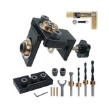 Maxbell 3 in 1 Locator Hole Puncher Dowel Jig Kit Universal Easily Operate Portable