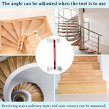 Maxbell Stair Treads Gauge Template Tool Accessories Extend 11.4in to 60.7in Durable