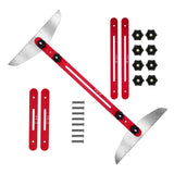 Maxbell Stair Treads Gauge Template Tool Accessories Extend 11.4in to 60.7in Durable