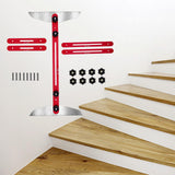 Maxbell Stair Treads Gauge Template Tool Accessories Extend 11.4in to 60.7in Durable