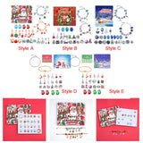 Maxbell Christmas Advent Calendar Kit DIY Bracelet Kit Jewelry Gift Set for Women Style A