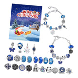 Maxbell Christmas Advent Calendar Kit DIY Bracelet Kit Jewelry Gift Set for Women Style C