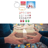 Maxbell Christmas Advent Calendar Kit DIY Bracelet Kit Jewelry Gift Set for Women Style D