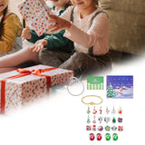 Maxbell Christmas Advent Calendar Kit DIY Bracelet Kit Jewelry Gift Set for Women Style E