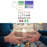 Maxbell Christmas Advent Calendar Kit DIY Bracelet Kit Jewelry Gift Set for Women Style E