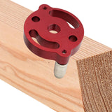 Maxbell Vertical Self Centering Dowel 6/8/10mm for Craft Woodworking Carpenters Red