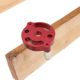 Maxbell Vertical Self Centering Dowel 6/8/10mm for Craft Woodworking Carpenters Red