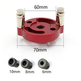 Maxbell Vertical Self Centering Dowel 6/8/10mm for Craft Woodworking Carpenters Red