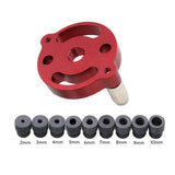 Maxbell Vertical Self Centering Dowel 6/8/10mm for Craft Woodworking Carpenters Red