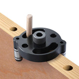 Maxbell Vertical Self Centering Dowel 6/8/10mm for Craft Woodworking Carpenters Black
