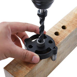 Maxbell Vertical Self Centering Dowel 6/8/10mm for Craft Woodworking Carpenters Black