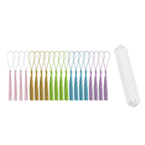 Maxbell 20x Acrylic Bookmarks with Tassels Reading Book Markers Crafts for Adults 15cmx2.4cm