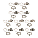 Maxbell 10x Smooth Rotary Lock Buckle Decorative Alloy for Luggage Craft Boxes