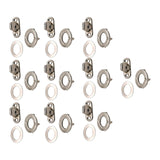 Maxbell 10x Smooth Rotary Lock Buckle Decorative Alloy for Luggage Craft Boxes