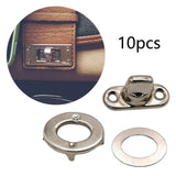 Maxbell 10x Smooth Rotary Lock Buckle Decorative Alloy for Luggage Craft Boxes