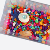 Maxbell DIY Aquarium for Kids Micro Blocks Art Craft Kit Desktop Decoration Ornament Mermaid