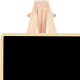 Maxbell 5 Pieces Blackboard Wedding Signs Wooden with Stands for Cafe Birthday Rectangle