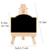 Maxbell 5 Pieces Blackboard Wedding Signs Wooden with Stands for Cafe Birthday Arched