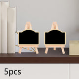 Maxbell 5 Pieces Blackboard Wedding Signs Wooden with Stands for Cafe Birthday Arched
