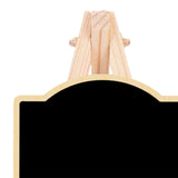 Maxbell 5 Pieces Blackboard Wedding Signs Wooden with Stands for Cafe Birthday Arched
