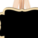 Maxbell 5 Pieces Blackboard Wedding Signs Wooden with Stands for Cafe Birthday Wave