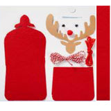 Maxbell Lovely DIY Shoulder Bag Making Kit Sewing Hand Bag Small for Women Holiday Red Elks