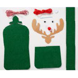 Maxbell Lovely DIY Shoulder Bag Making Kit Sewing Hand Bag Small for Women Holiday Green Elk