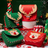 Maxbell Lovely DIY Shoulder Bag Making Kit Sewing Hand Bag Small for Women Holiday Green Elk