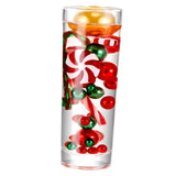 Maxbell DIY Christmas Vase Filler Pearl Gift Table with Cup Cabinet Floating Candles Candy