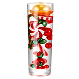 Maxbell DIY Christmas Vase Filler Pearl Gift Table with Cup Cabinet Floating Candles Candy