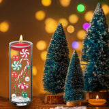 Maxbell DIY Christmas Vase Filler Pearl Gift Table with Cup Cabinet Floating Candles Candy