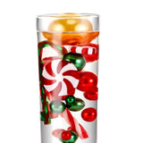 Maxbell DIY Christmas Vase Filler Pearl Gift Table with Cup Cabinet Floating Candles Candy