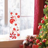 Maxbell DIY Christmas Vase Filler Pearl Gift Table with Cup Cabinet Floating Candles Santa Claus