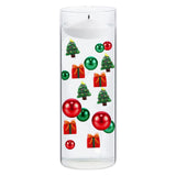 Maxbell DIY Christmas Vase Filler Pearl Gift Table with Cup Cabinet Floating Candles Christmas Tree