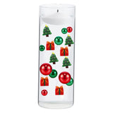 Maxbell DIY Christmas Vase Filler Pearl Gift Table with Cup Cabinet Floating Candles Christmas Tree