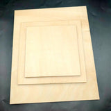 Maxbell 12x Wood Canvas Boards Unfinished Basswood Panel Kit for Painting Drawing