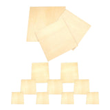 Maxbell 12x Wood Canvas Boards Unfinished Basswood Panel Kit for Painting Drawing