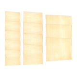 Maxbell 12x Wood Canvas Boards Unfinished Basswood Panel Kit for Painting Drawing