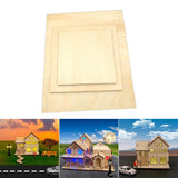 Maxbell 12x Wood Canvas Boards Unfinished Basswood Panel Kit for Painting Drawing