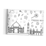 Maxbell Coloring Paper Roll Wall Coloring Sheets for Toddler Home Boys Girl Castle Series