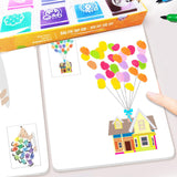 Maxbell Finger Painting Finger Paint Toys 12 Colors Ink Pads for Painting Projects StyleC